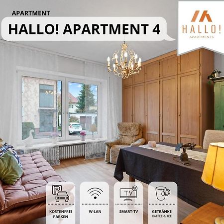 Tolle Zweiraum-Ferienwohnung In Bester Lage L Innenstadtnaehe L 1 Minute Zum Bahnhof L Tv L Free-Wlan L Keine Kueche L Willkommen Im Hallo!-Apartment 4 Bad Worishofen Luaran gambar